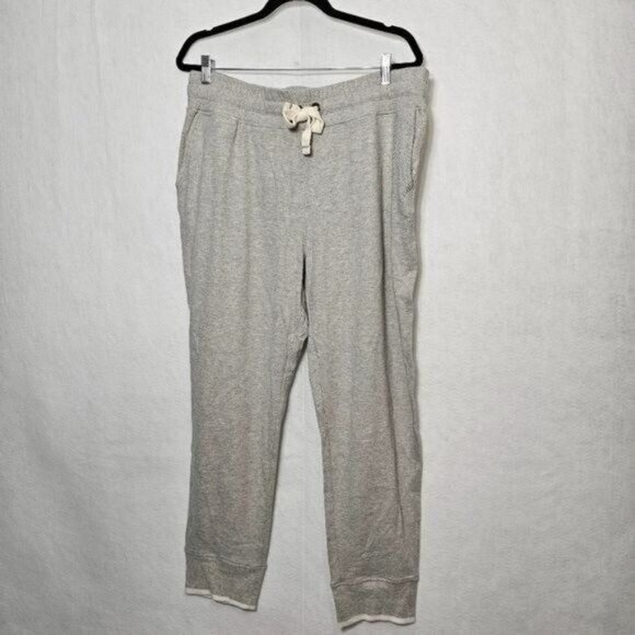 Faherty Legend Fossil Grey Twill Jogger Sweatpants Men's XXL - Picture 1 of 9